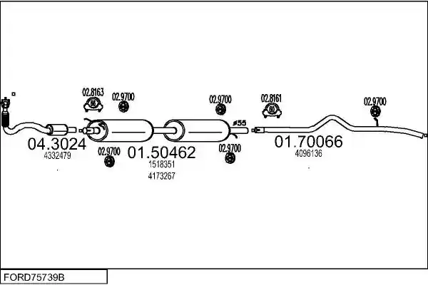 MTS FORD75739B015643