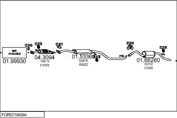 MTS FORD75809A001089