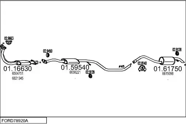 MTS FORD78920A006091
