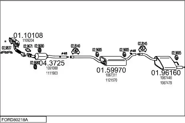 MTS FORD80218A027581