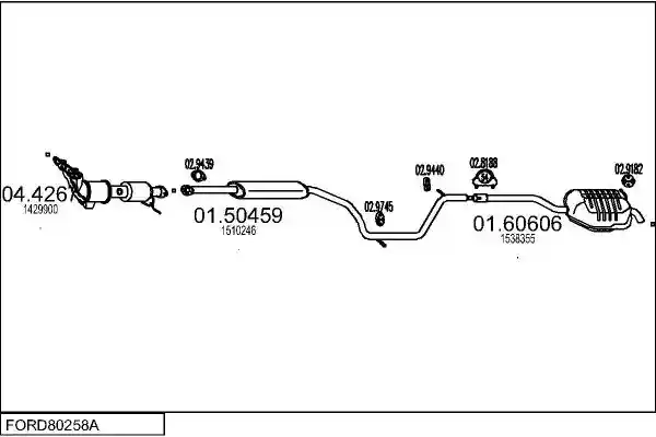 MTS FORD80258A032693