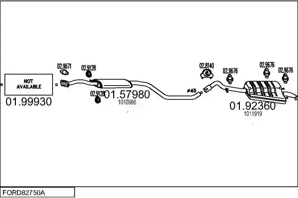 MTS FORD82750A001100