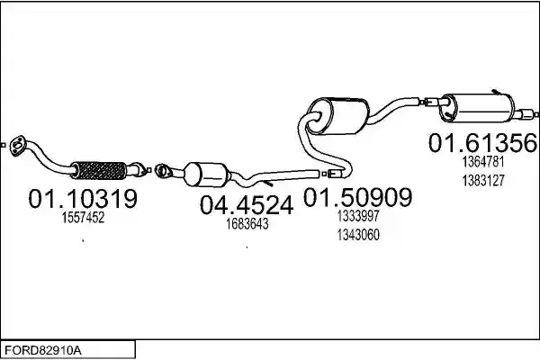 MTS FORD82910A018499