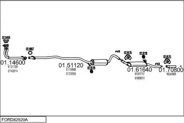 MTS FORD82920A001477