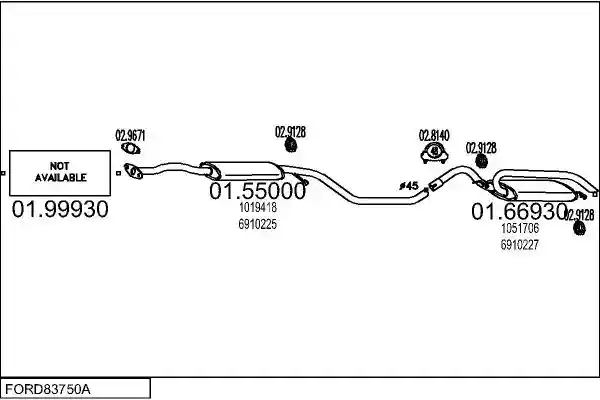 MTS FORD83750A001100