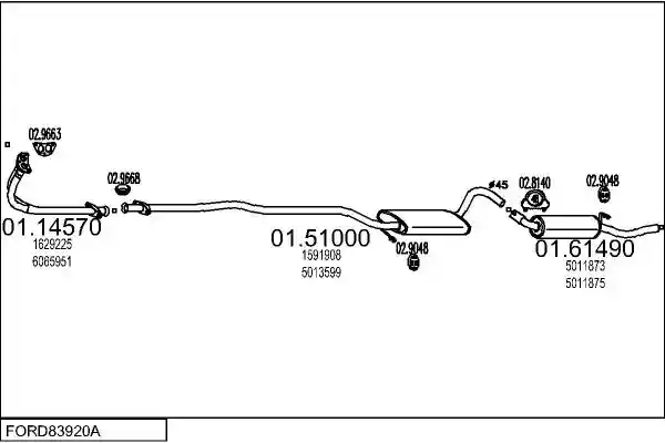 MTS FORD83920A001463