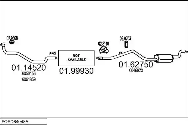 MTS FORD84048A001010