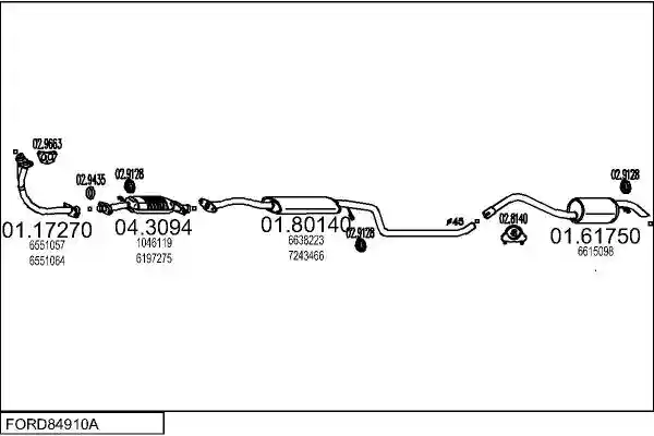 MTS FORD84910A006091