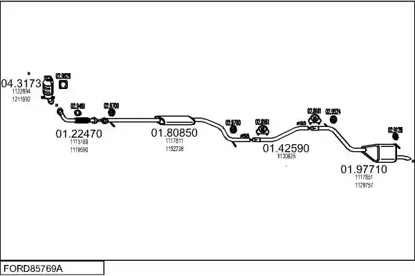 MTS FORD85769A015493