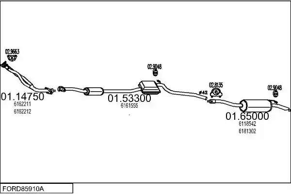 MTS FORD85910A008310