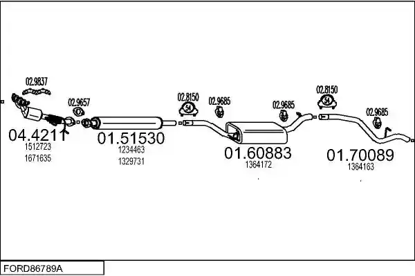 MTS FORD86789A018516