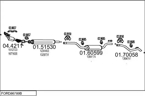 MTS FORD86789B018516