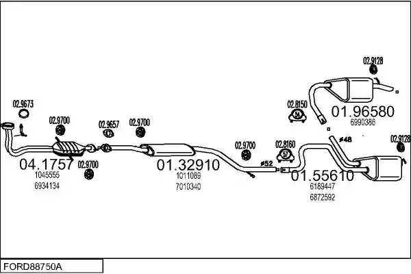 MTS FORD88750A001591