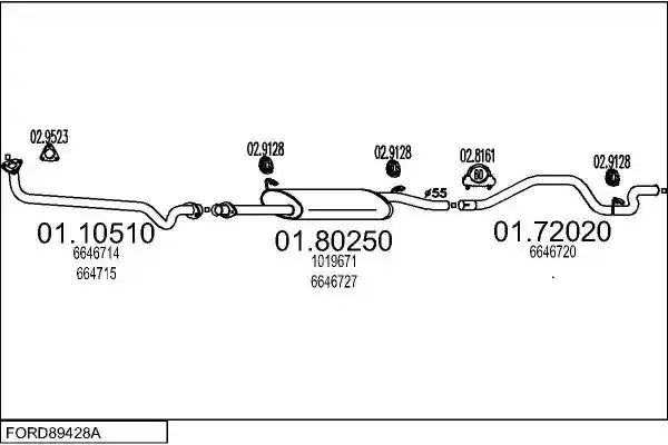 MTS FORD89428A001154