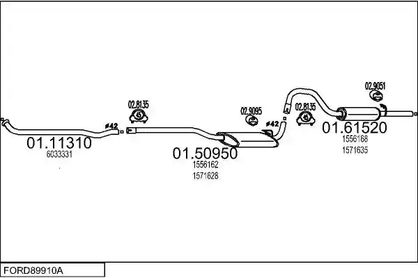 MTS FORD89910A000341