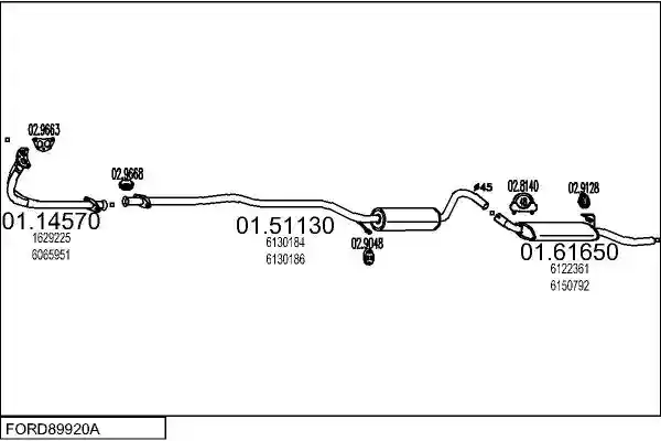 MTS FORD89920A001391