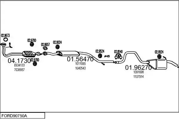 MTS FORD90750A005826