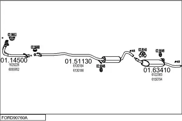 MTS FORD90760A001402