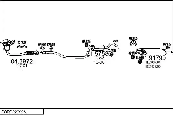 MTS FORD92799A005193