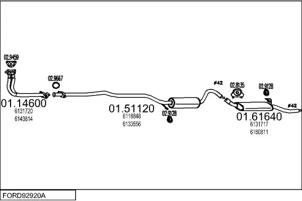 MTS FORD92920A000351