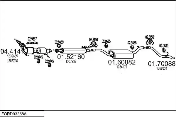 MTS FORD93258A018952