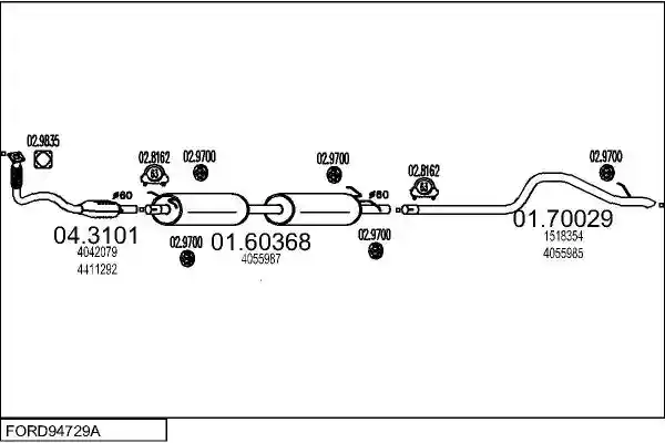 MTS FORD94729A014732