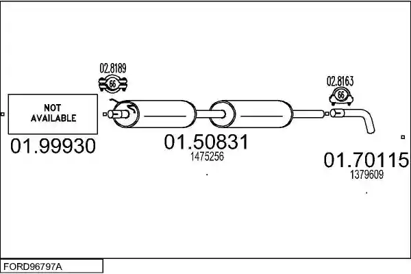 MTS FORD96797A011967