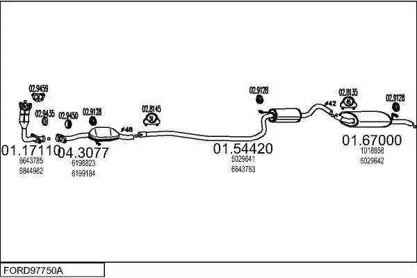 MTS FORD97750A001078