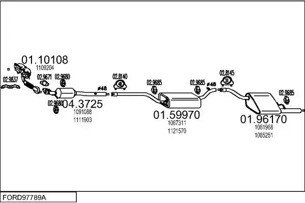 MTS FORD97789A009646