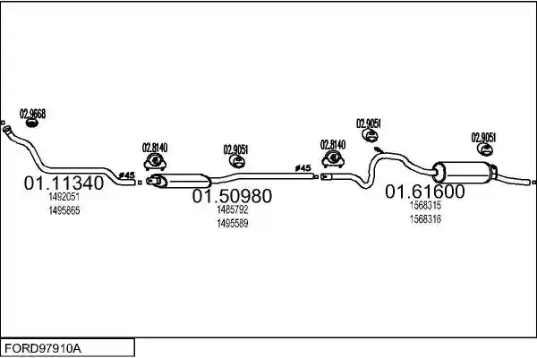 MTS FORD97910A006582
