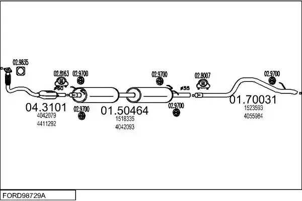 MTS FORD98729A023848