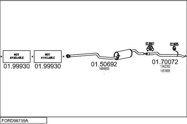 MTS FORD98759A016940