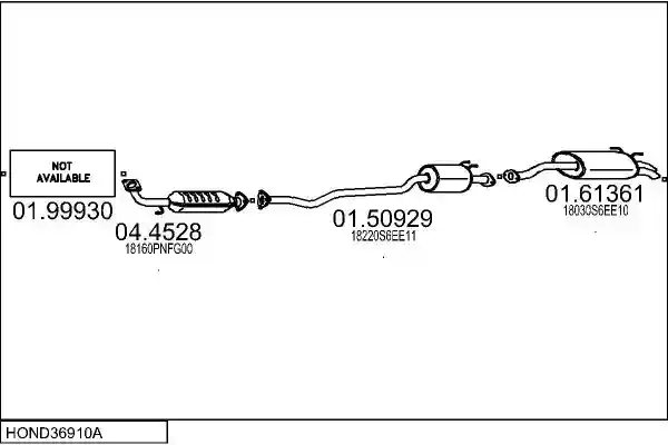 MTS HOND36910A018063