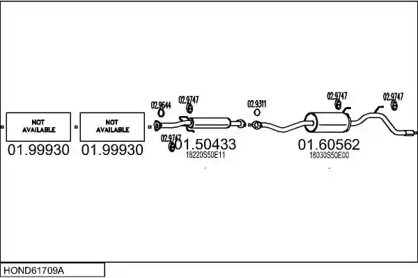 MTS HOND61709A011415