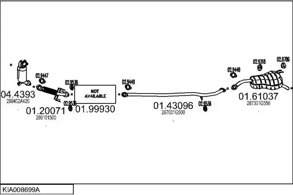 MTS KIA008699A018798