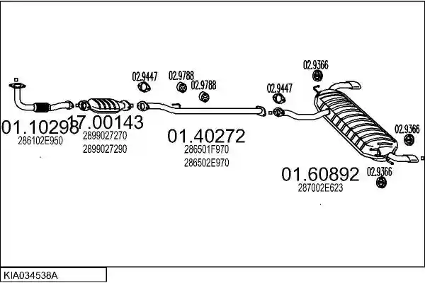 MTS KIA034538A020433