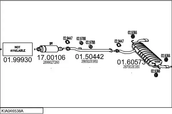 MTS KIA046538A018505