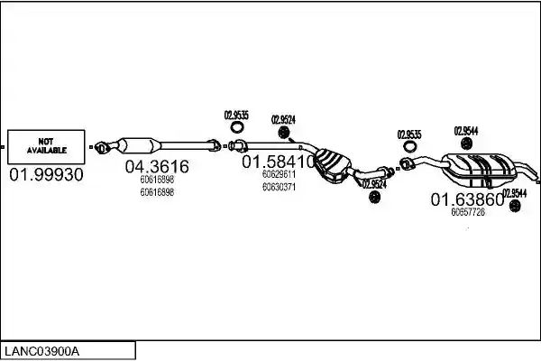 MTS LANC03900A009473