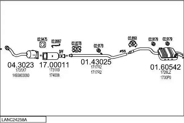 MTS LANC24258A017797