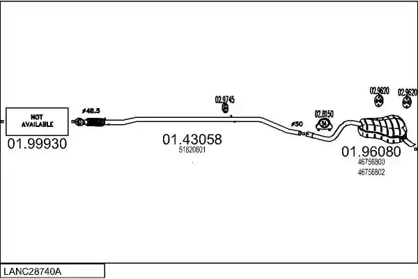 MTS LANC28740A026638