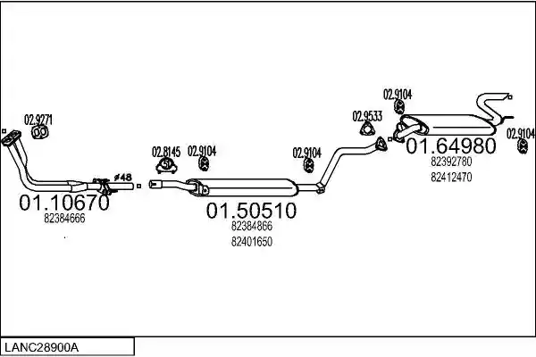 MTS LANC28900A002671