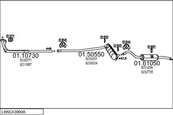 MTS LANC43900A007622