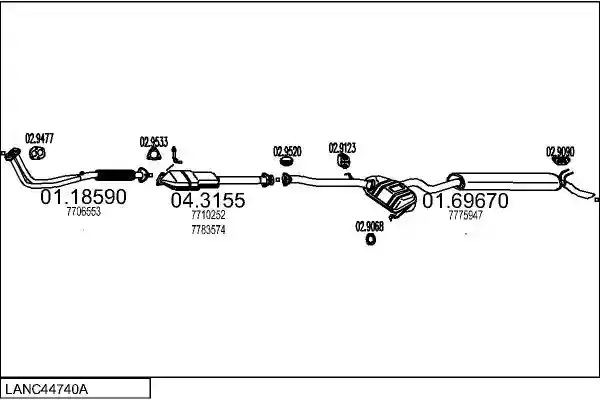 MTS LANC44740A002696