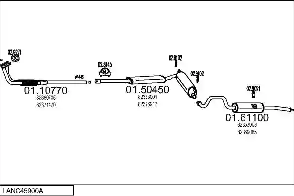 MTS LANC45900A013283