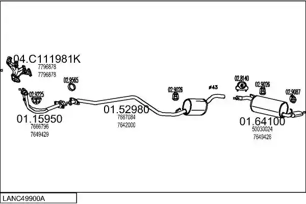 MTS LANC49900A015043
