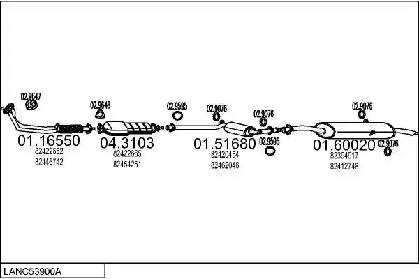 MTS LANC53900A002678