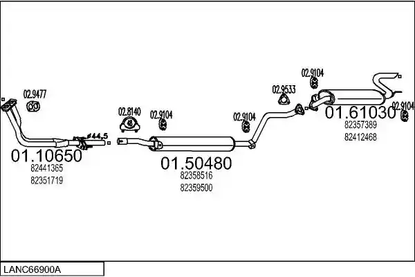 MTS LANC66900A002668