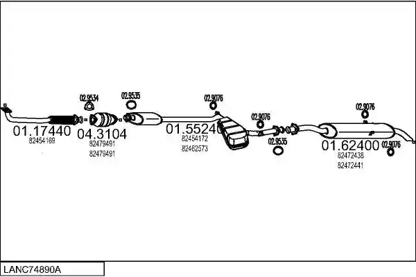 MTS LANC74890A007630