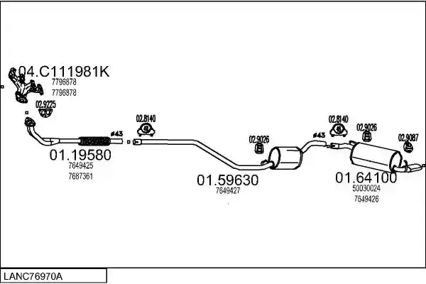 MTS LANC76970A015043