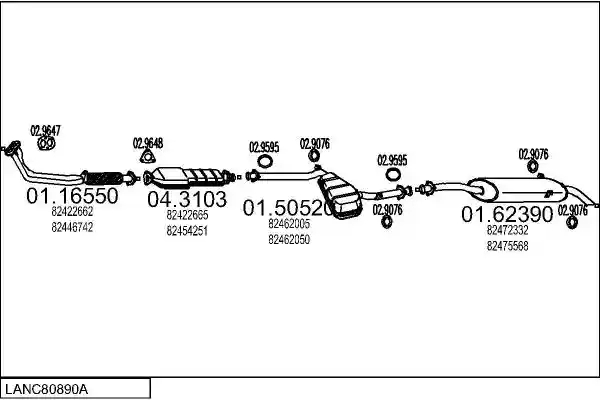 MTS LANC80890A002678